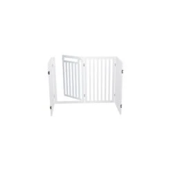 Barrière Pour Chiens Avec Porte, 4 Parties 60-160x81cm - Trixie