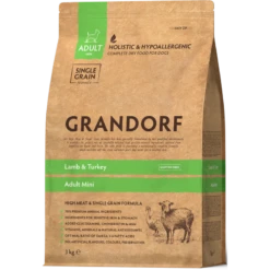 Chien Adult Mini Races - Agneau Et Dinde 3kg - Grandorf