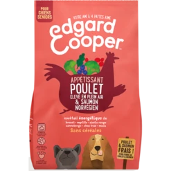 Croquettes Senior Poulet Frais élevé En Plein Air & Saumon Norvégien 2,5kg - Edgard & Cooper