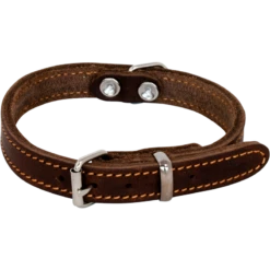 Cuir Gras Collier Brun-30mmx65cm/tour De Cou 52-58cm - Jack And Vanilla