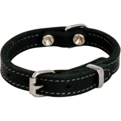 Cuir Gras Collier Noir-30mmx60cm/tour De Cou 46-53cm - Jack And Vanilla