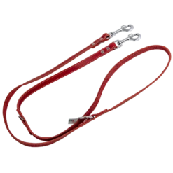 Cuir Gras Laisse De Dressage Rouge-18mmx200cm - Jack And Vanilla