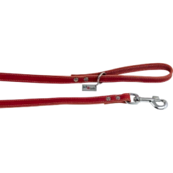 Cuir Gras Laisse Rouge-25mmx100cm - Jack And Vanilla