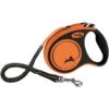 Flexi XTREME Laisse Sangle Orange Noir M/5m - Flexi -Pedigree || Duvo Soldes flexi xtreme laisse sangle orange noir m 5m flexi 21427 trixie flexi xtreme laisse sangle amortisseur de choc integre attenue le