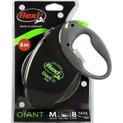Giant Neon Sangle Noir/Vert M/8m - Flexi -Pedigree || Duvo Soldes giant neon sangle noir vert m 8m flexi 41191239 duvo giant neon sangle noir vert m 8m flexi 1
