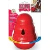 Kong Wobbler Rouge S - Kong -Pedigree || Duvo Soldes kong wobbler rouge s kong 74012261 kong description le wobbler est un distributeur de nourriture en forme de jouet kong qui tien