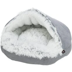 Lit Cachette Harvey Gris/Blanc 80x55cm - Trixie