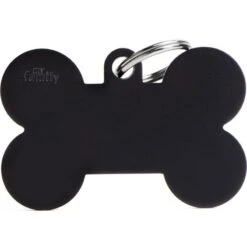 Médaille Basic Os XL Aluminium Noir -Pedigree || Duvo Soldes medaille basic os xl aluminium noir mfxl05 my family 1