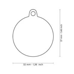 Médaille Cercle Grand " Rock " -Pedigree || Duvo Soldes medaille cercle grand rock ch17rock my family 1