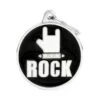 Médaille Cercle Grand " Rock " -Pedigree || Duvo Soldes medaille cercle grand rock ch17rock my family