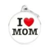 Médaille Cercle " I Love Mom " -Pedigree || Duvo Soldes medaille cercle i love mom ch17lovemom my family