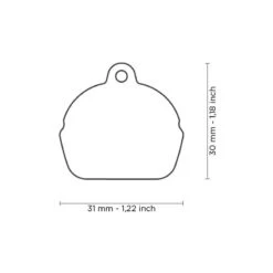 Médaille Food Burger -Pedigree || Duvo Soldes medaille food burger chburger my family 1