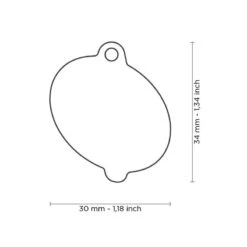 Médaille Food Donut -Pedigree || Duvo Soldes medaille food donut chdonuts my family 1