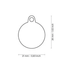 Médaille Glam Os Cercle Noir Strass -Pedigree || Duvo Soldes medaille glam os cercle noir strass bh30gm01 my family 1