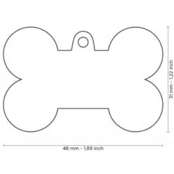 Médaille Os XL Bronx Futuriste -Pedigree || Duvo Soldes medaille os xl bronx futuriste bh01cfuxn my family 1