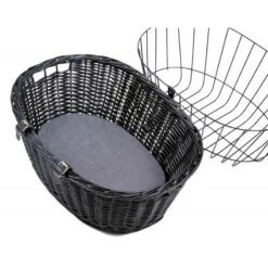 Panier De Vélo Pour Chien Noir 50x41x35cm Max 5kg - Trixie -Pedigree || Duvo Soldes panier de velo pour chien noir 50x41x35cm max 5kg trixie 2818 trixie panier de velo pour chien fixation sur le guidon avec grill 4