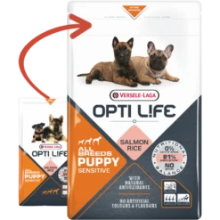 Puppy Sensitive All Breeds Saumon 12,5kg - Opti Life