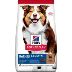 Science Plan Aliment Pour Chien Adulte Mature 7+ Medium à L'Agneau Et Au Riz 2,5kg - Hill's