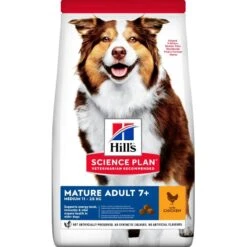Science Plan Aliment Pour Chien Adulte Mature 7+ Medium Au Poulet 12kg - Hill's