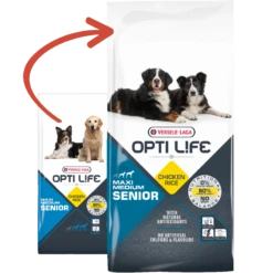 Senior Medium & Maxi - Grands & Moyens Chiens âgés +7ans - Poulet 12,5kg - Opti Life