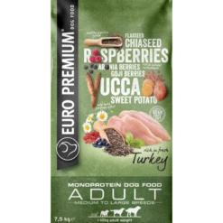 Sensational Dinde Grandes à Très Grandes Races Adult 7,5kg - Euro Premium