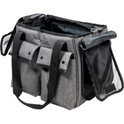 Transporteur Travel Gris/Noir 36x20x28cm - Jack And Vanilla