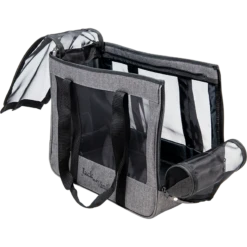 Transporteur Travel Gris/Noir 40x23x32cm - Jack And Vanilla