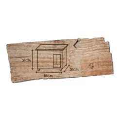 Woodland Niche Pour Chien Balto Classic 85x58x58cm - Duvo+ -Pedigree || Duvo Soldes woodland niche pour chien balto classic 85x58x58cm duvo 780 110 duvo specifications bois traite avec pare vent roofing avec toit 2