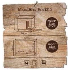 Woodland Niche Pour Chien Boris Classic 163x106x116cm - Duvo+ -Pedigree || Duvo Soldes woodland niche pour chien boris classic 163x106x116cm duvo 780 070 duvo specifications bois traite avec coupe vent toit en roofi 2
